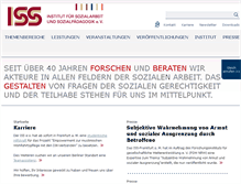 Tablet Screenshot of iss-ffm.de